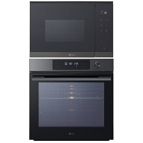 LG - WS7D7631WB-MG7Z2593B - Ugn 76 l, InstaView & inbyggnadsmikro 25 l, Mattsvart LG - WS7D7631WB-MG7Z2593B - Ugn 76 l, InstaView & inbyggnadsmikro 25 l, Mattsvart