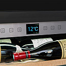 La Sommelière - APOGEE150PV - Svart, Massiva hyllor & LED