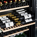 La Sommelière - APOGEE150PV - Svart, Massiva hyllor & LED