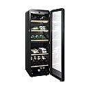 La Sommelière - APOGEE190DZ - Svart, Massiva hyllor & kolfilter