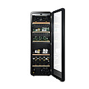 La Sommelière - APOGEE190DZ - Svart, Massiva hyllor & kolfilter