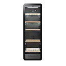 La Sommelière - APOGEE190DZ - Svart, Massiva hyllor & kolfilter