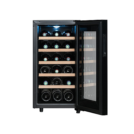 La Sommelière - LS18SILENCE - Svart, Hybridkylning 26 dB