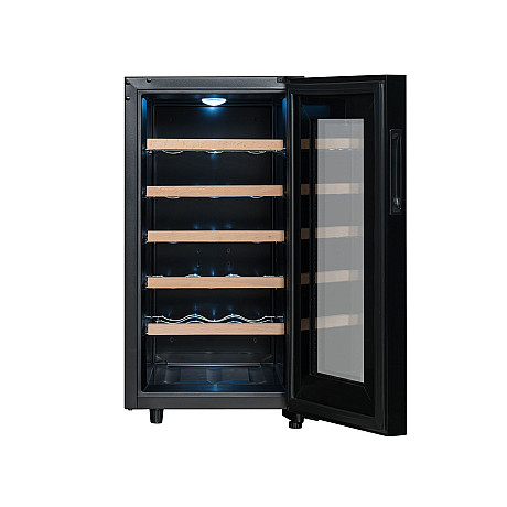 La Sommelière - LS18SILENCE - Svart, Hybridkylning 26 dB