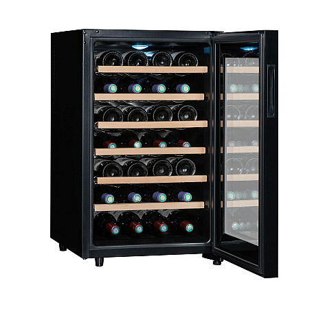 La Sommelière - LS28SILENCE - Svart, Hybridkylning 26 dB