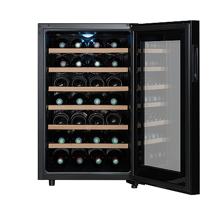 La Sommelière - LS28SILENCE - Svart, Hybridkylning 26 dB