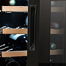 La Sommelière - LS28SILENCE - Svart, Hybridkylning 26 dB