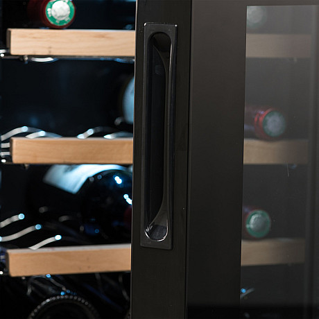 La Sommelière - LS28SILENCE - Svart, Hybridkylning 26 dB