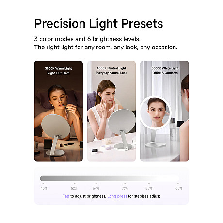 Laifen - Glowy, LED belysning, justerbart ljus, rörelsesensor, Vit