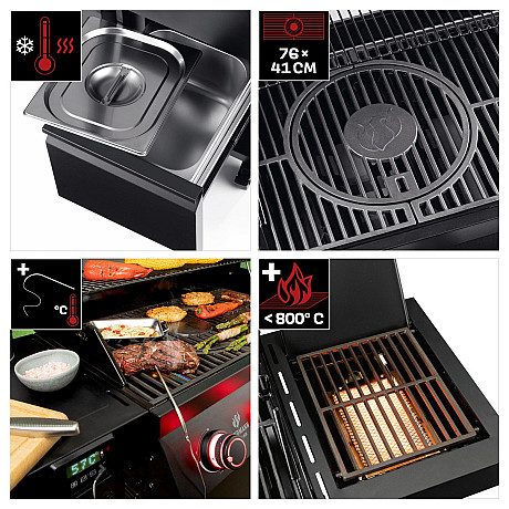 Landmann - Cool Black 4.1 MaxX+ Kochwerk - FryUp - 2X5L