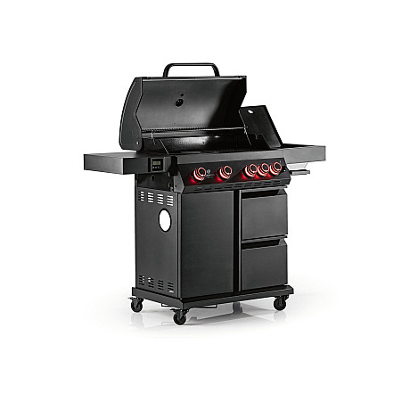 Landmann - Cool Black 4.1 MaxX - Gasolgrill med 4 brännare och kylbox