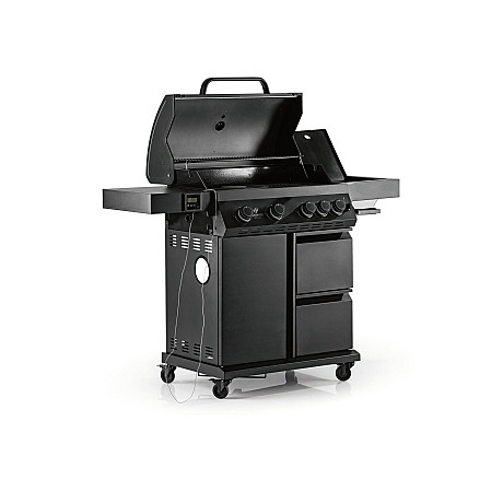 Landmann - Cool Black 4.1 MaxX - Gasolgrill med 4 brännare och kylbox