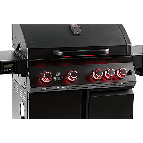 Landmann - Cool Black 4.1 MaxX - Gasolgrill med 4 brännare och kylbox