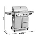 Landmann - Cool Steel 4.1 MaxX + Kochwerk - FryUp - 2X5L