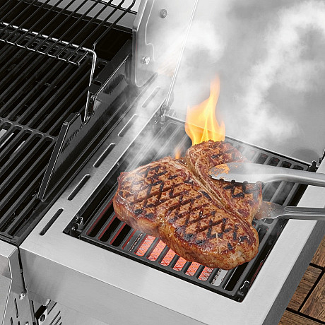 Landmann - Cool Steel 4.1 MaxX - Gasolgrill med 4 brännare och kylbox