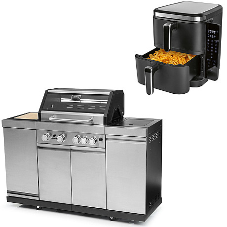 Landmann - Avalon Hybrid 4.1 MaxX + Kochwerk - FryUp - 2X5L