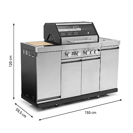 Landmann - Avalon Hybrid 4.1 MaxX + Kochwerk - FryUp - 2X5L