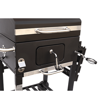 Landmann - Charcoal Comfort Hit - Kolgrill med vev och anpassningsbart grillgaller