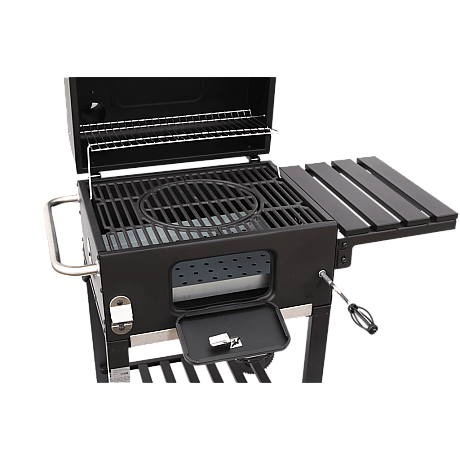 Landmann - Charcoal Comfort Hit - Kolgrill med vev och anpassningsbart grillgaller