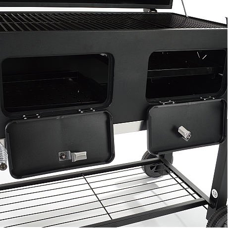 Landmann - XXL Kolgrillsvagn - Dubbla kolzoner