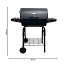 Landmann - Charcoal Barrel 550 - Sidobord & Termometer Landmann - Charcoal Barrel 550 - Sidobord & Termometer