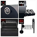 Landmann - Charcoal Barrel 550 - Sidobord & Termometer Landmann - Charcoal Barrel 550 - Sidobord & Termometer