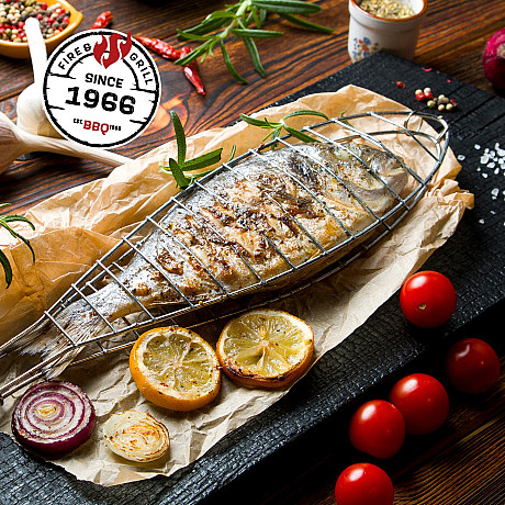 Landmann - Charcoal Barrel 550 - Liten kolgrillstunna med sidobord