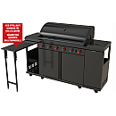 Landmann - Outdoor Kitchen 6.1 MaxX Svart + Kochwerk - FryUp - 2X5L