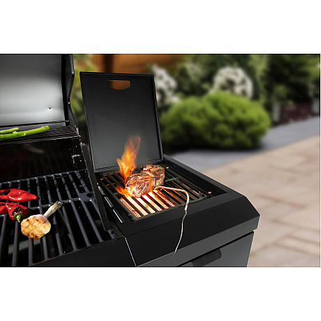 Landmann - Outdoor Kitchen 6.1 MaxX Svart + Kochwerk - FryUp - 2X5L