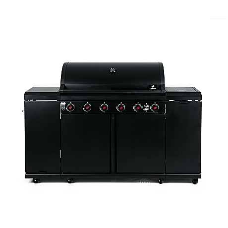 Landmann - Outdoor Kitchen 6.1 MaxX Svart + Kochwerk - FryUp - 2X5L