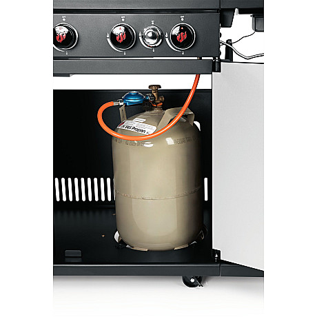 Landmann - Outdoor Kitchen 6.1 MaxX Svart + Kochwerk - FryUp - 2X5L