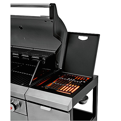 Landmann - Outdoor Kitchen 6.1 MaxX Rostfri - plancha & galler