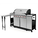 Landmann - Outdoor Kitchen 6.1 MaxX Rostfri + Kochwerk - FryUp - 2X5L