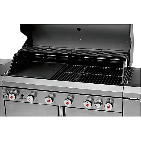 Landmann - Outdoor Kitchen 6.1 MaxX Rostfri - plancha & galler