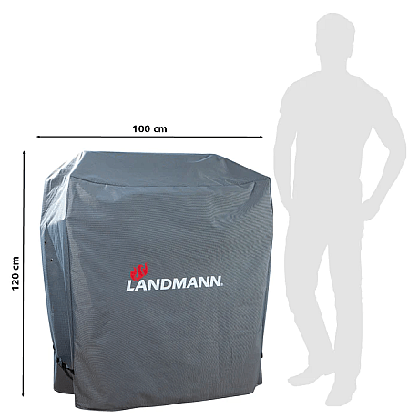 Landmann - Premium L - Extra slitstarkt grillöverdrag 100 x 120 x 60 cm