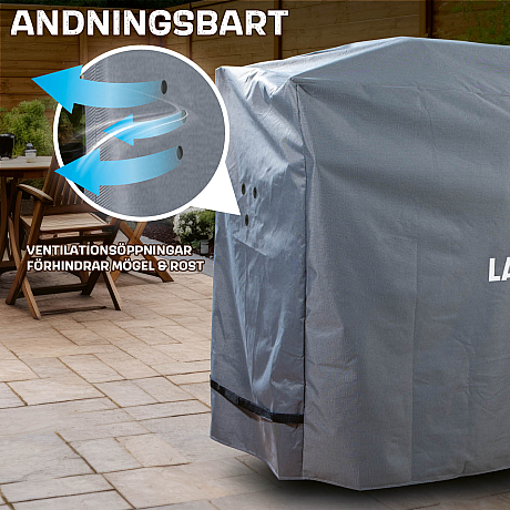Landmann - Premium XL - Extra slitstarkt grillöverdrag 145 x 120 x 60 cm