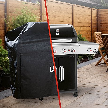 Landmann - Premium XL - Svart - Extra slitstarkt grillöverdrag 145 x 120 x 60 cm