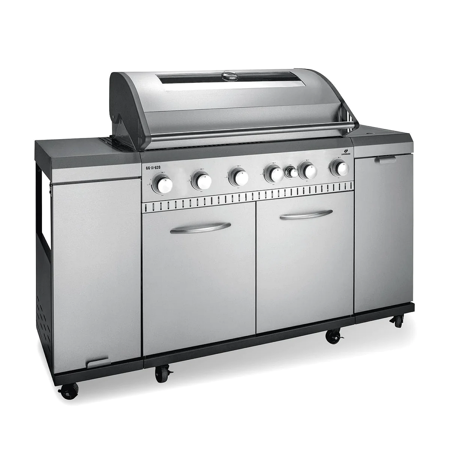 Landmann gasolgrill rexon 6.1 - glaslock, sidobrännare