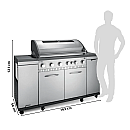 Landmann - Rexon 6.1 - glaslock, sidobrännare Landmann - Rexon 6.1 - glaslock, sidobrännare