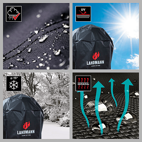 Landmann - Överdrag till klotgrill 47-57 cm