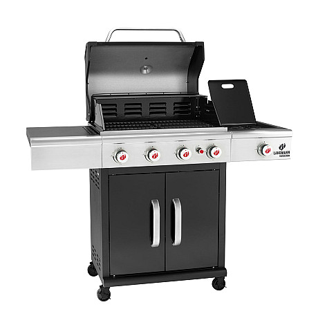 Landmann - Triton 4.1 CooK - Gasolgrill med 4 brännare & sidokokplatta