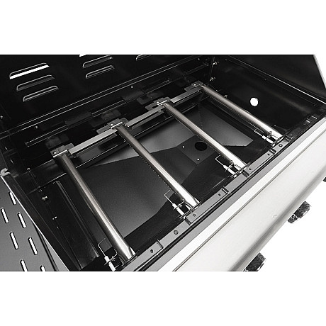 Landmann - Triton 4.1 CooK Rostfri - Gasolgrill med 4 brännare & sidokokplatta