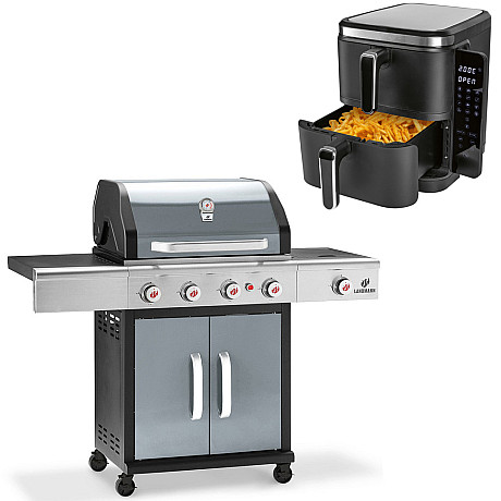 Landmann - Triton 4.1 MaxX Grå+  Kochwerk - FryUp - 2X5L
