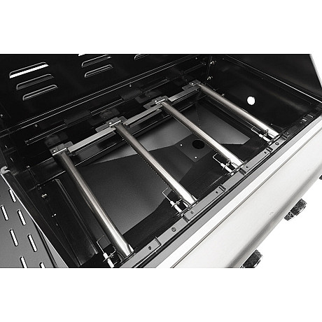 Landmann - Triton 4.1 MaxX - Grå Gasolgrill med 4 brännare & infraröd sidobrännare