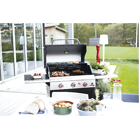Landmann - Triton 3.0 Flex - Gasolgrill med 3 brännare & gjutjärnsgaller
