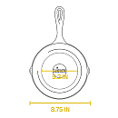 Lodge - Cast Iron 8 tums stekpanna