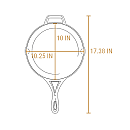 Lodge - Blacklock Triple Seasoned 10.25" stekpanna