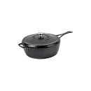 Lodge - Blacklock Triple Seasoned 4 Qt Deep Stekpanna med lock