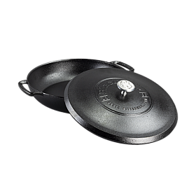 Lodge - Blacklock Triple Seasoned 4 Qt Braiser med lock