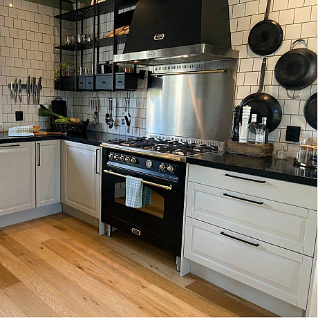 Lofra - Dolce vita gasspis 90 cm, Svart/ mässing